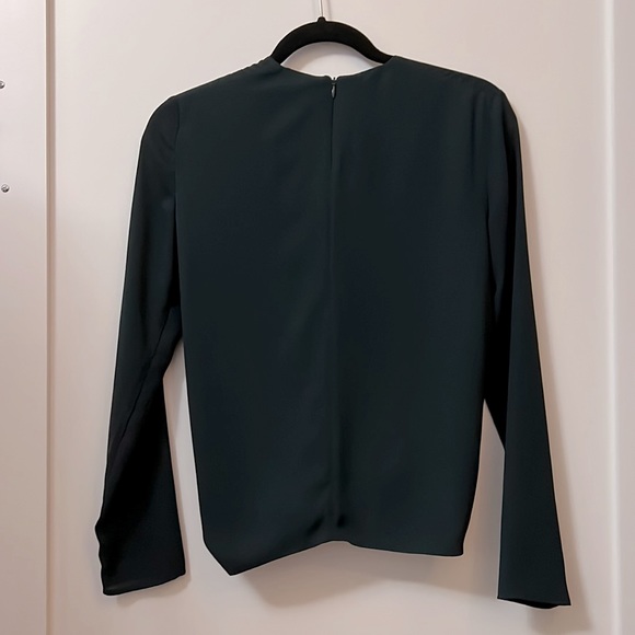 Babaton XS forest green blouse. - Picture 3 of 4